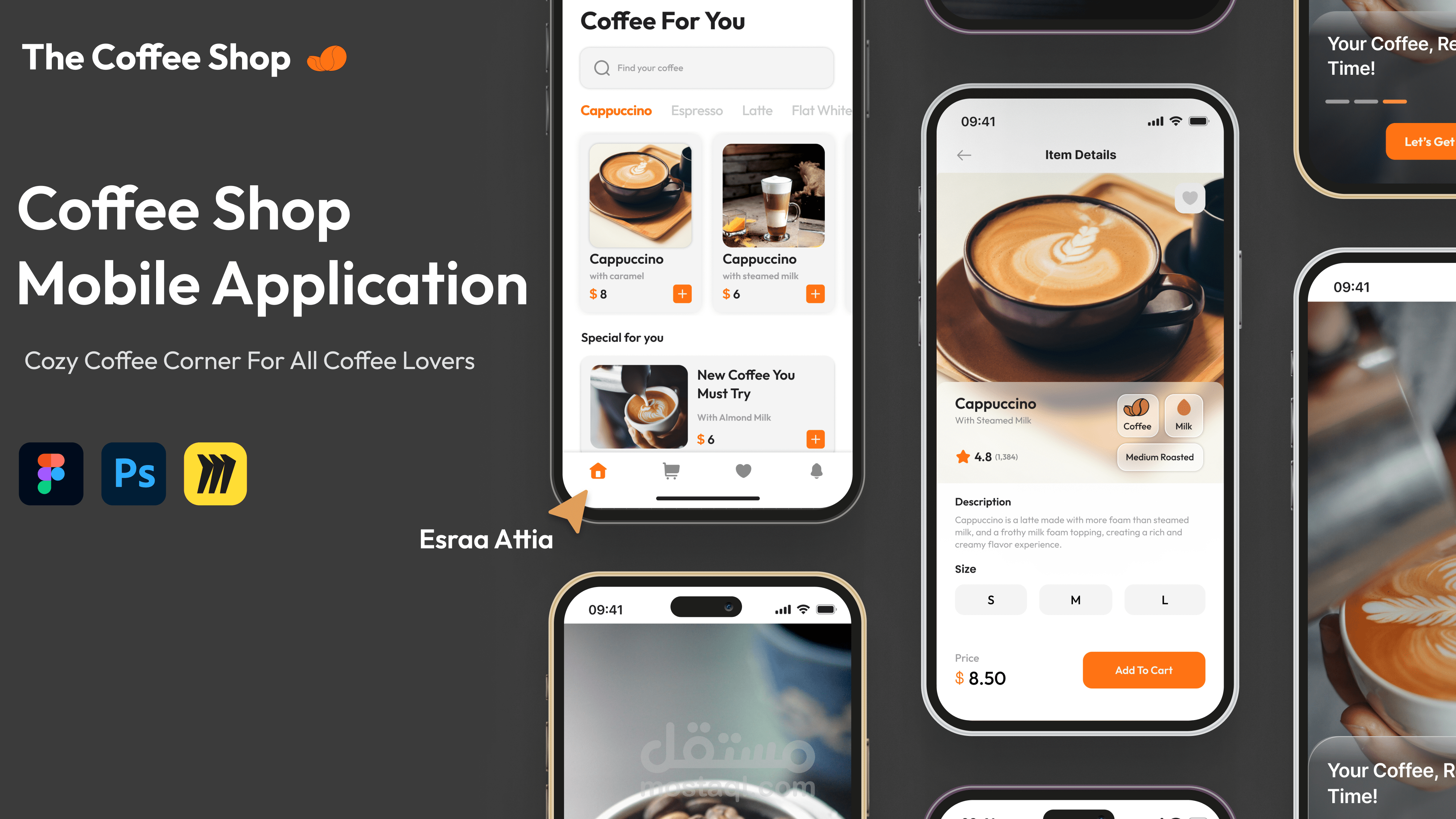 The Coffee Shop Application - تطبيق مقهى