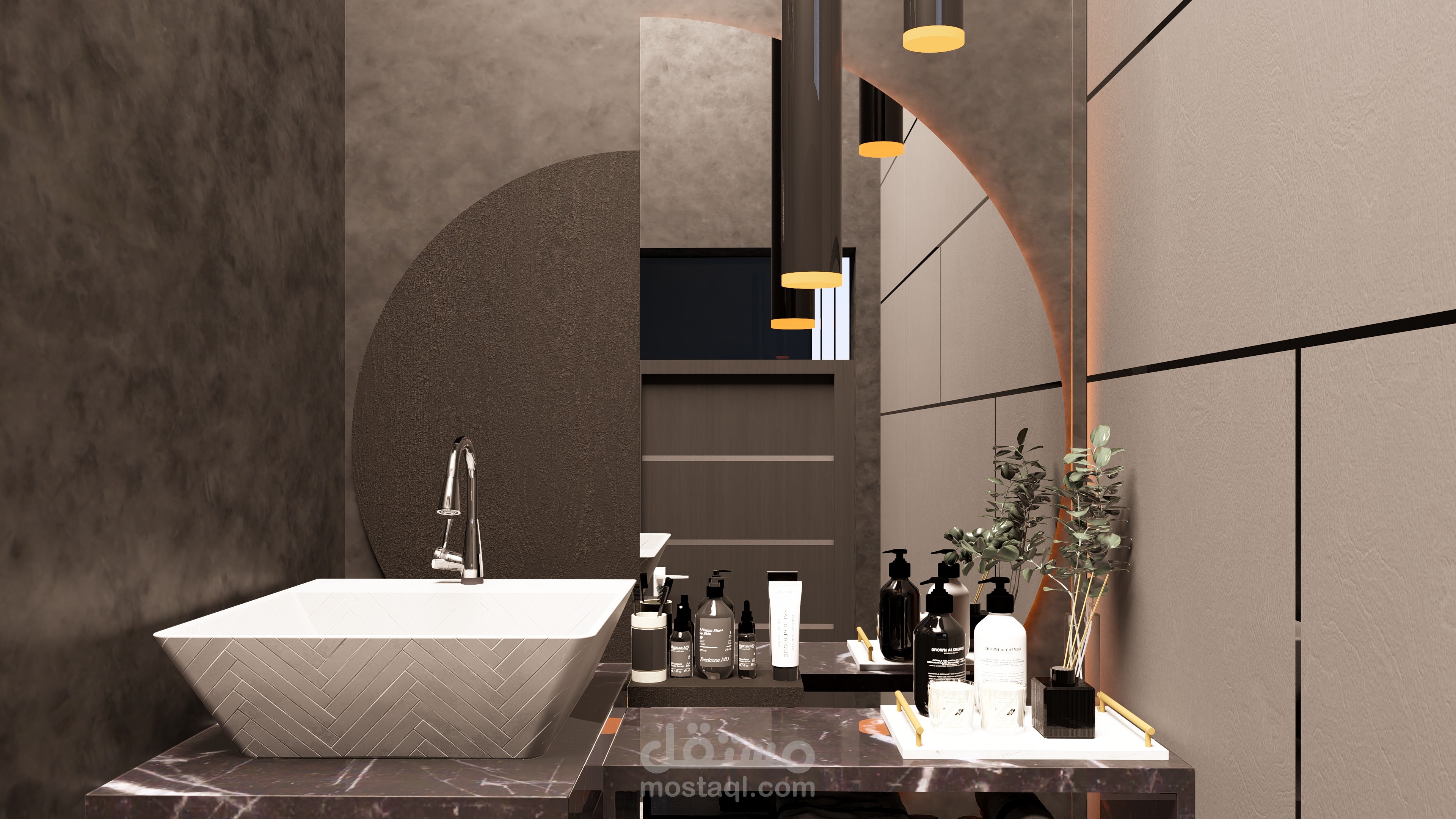 Modern bathroom design