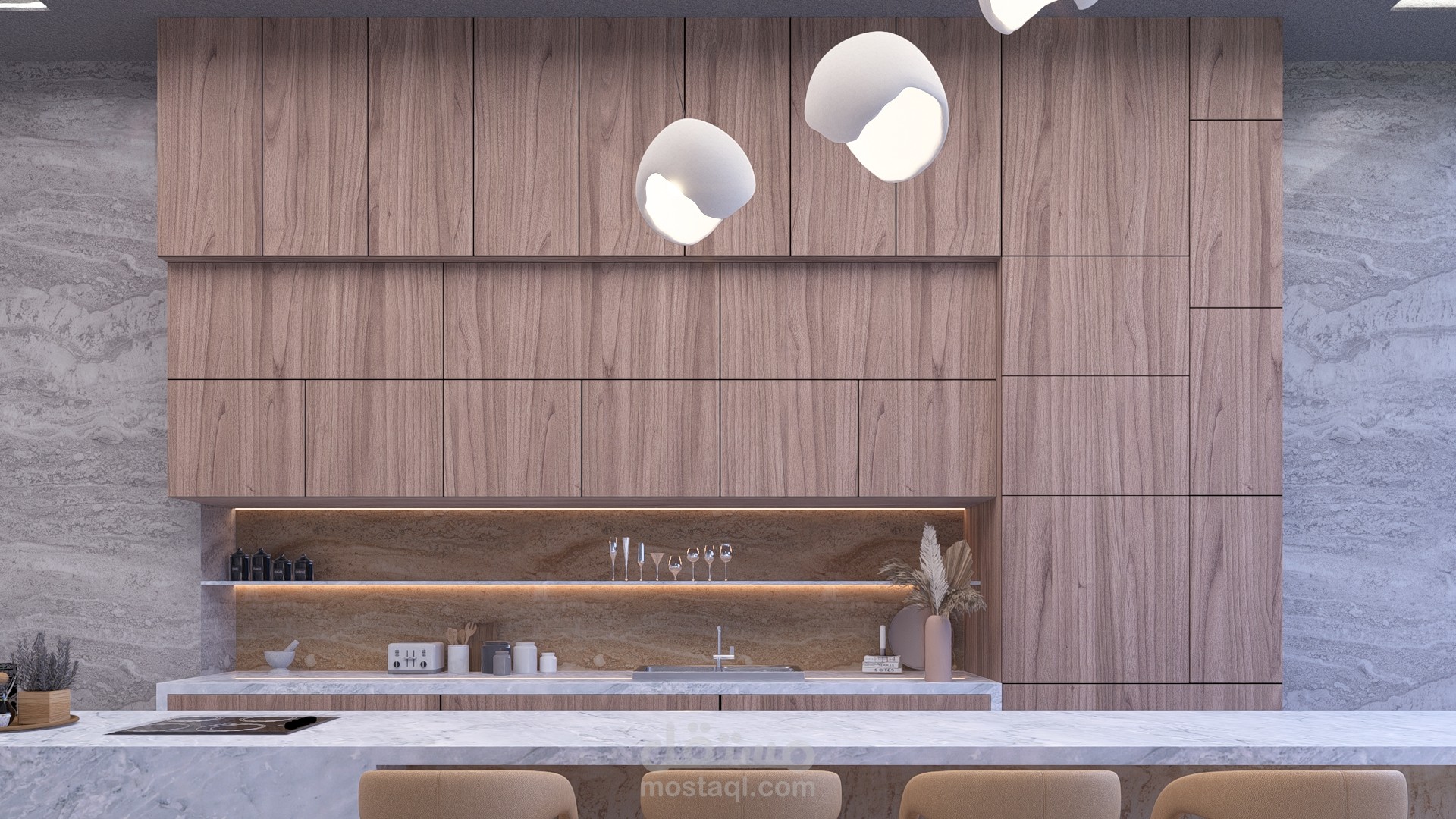 Japandi kitchen design