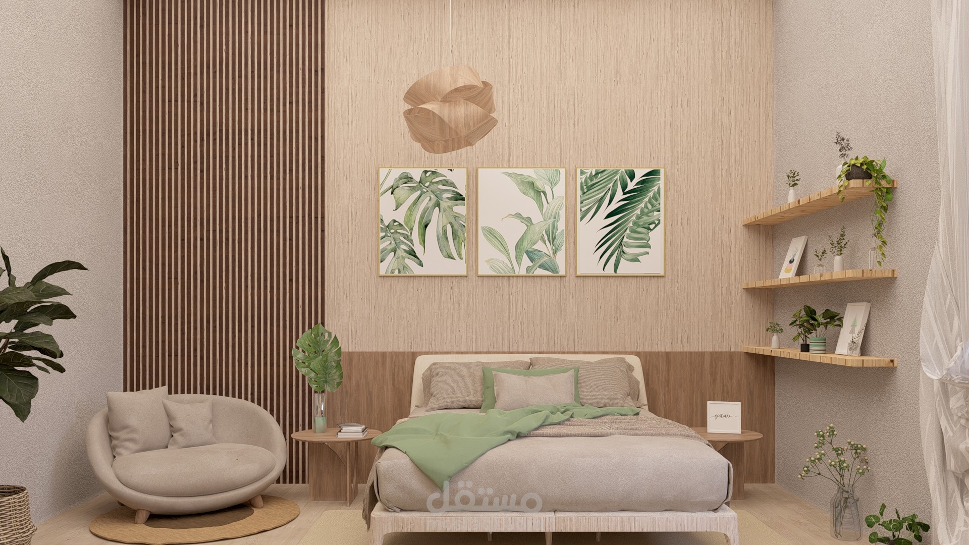 Scandinavian bedroom design