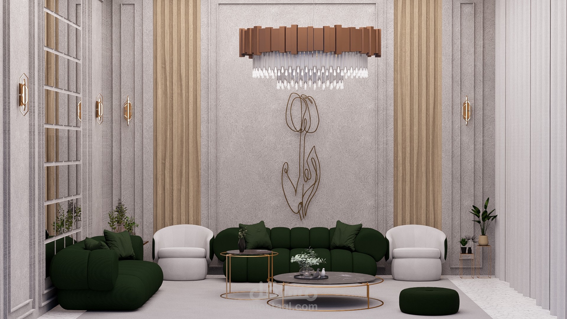 Neoclassical living room Design
