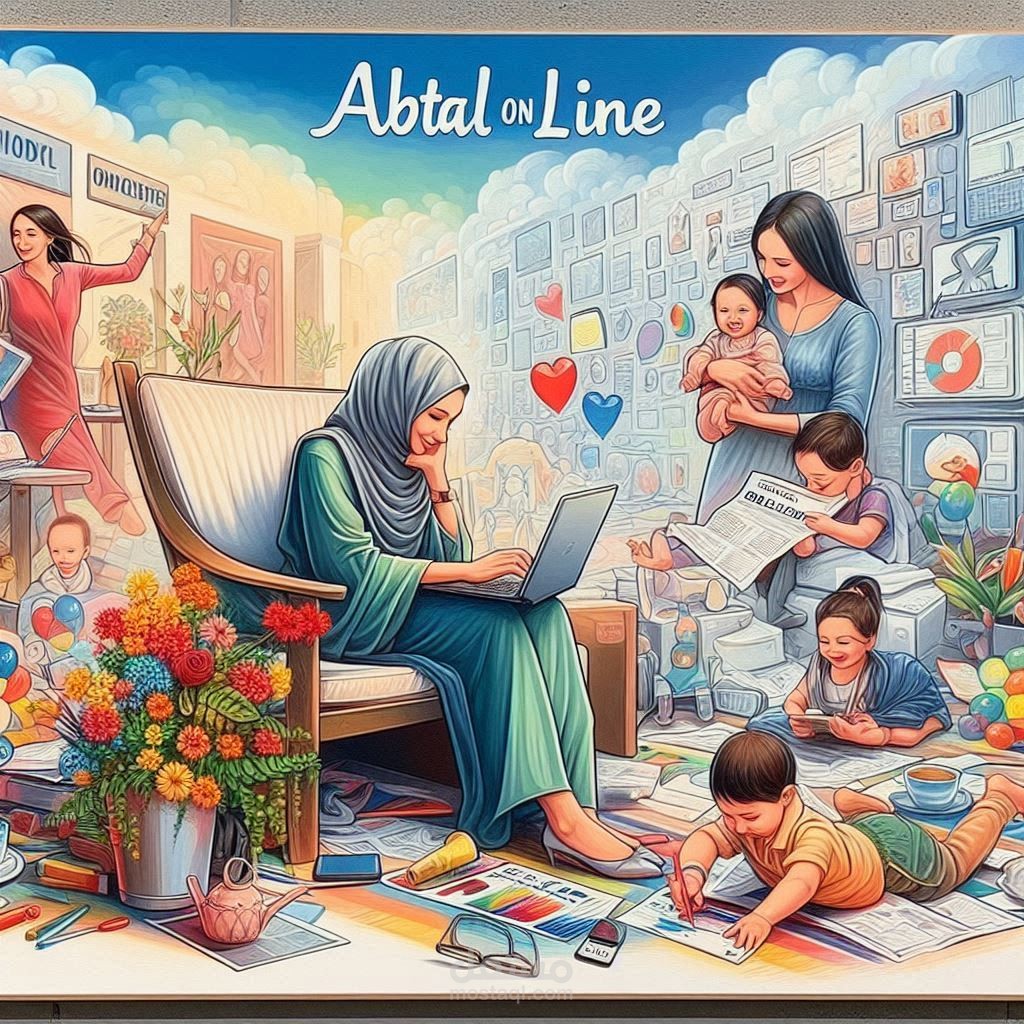 اعداد وكتابه  مسرحيه عن  أبطال أونلاين مغامرات في عالم الذكاء الاصطناعي