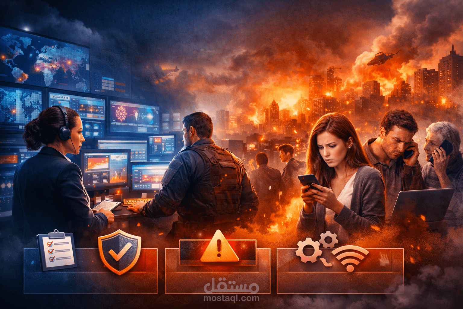 خطة تواصل احترافية لإدارة الأزمات أثناء الحروب للمؤسسات الرقمية