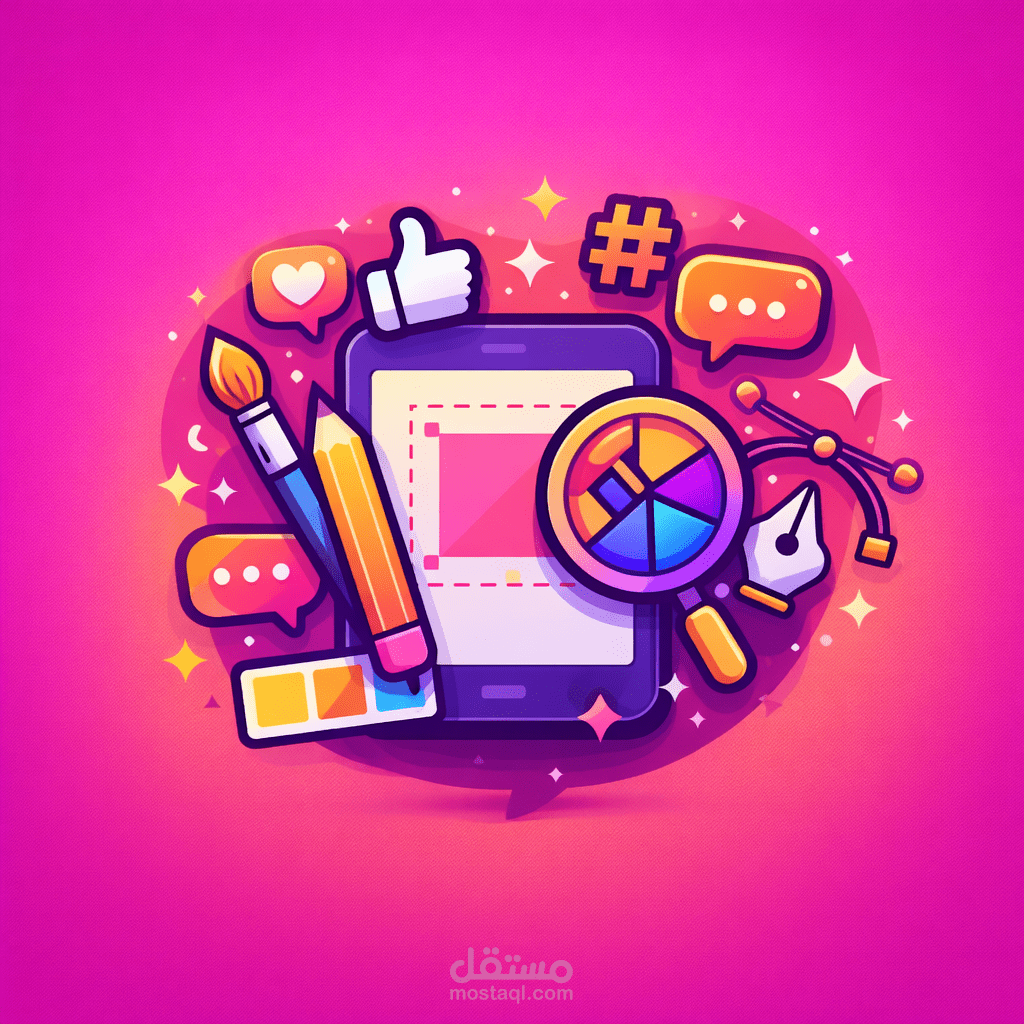 تصميم منشورات سوشال ميديا جذابة وعصرية