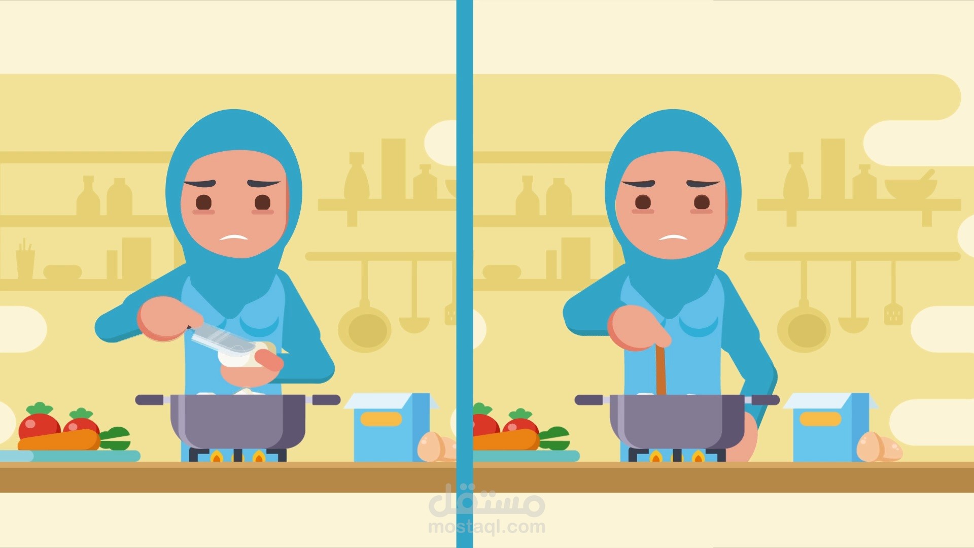 موشن جرافيك تطبيق تكسيكو