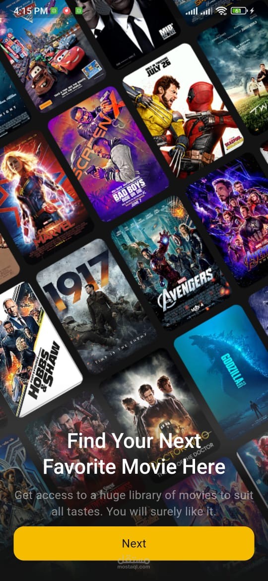 Movies(تطبيق للمشاهدة الافلام و المسلسلات)