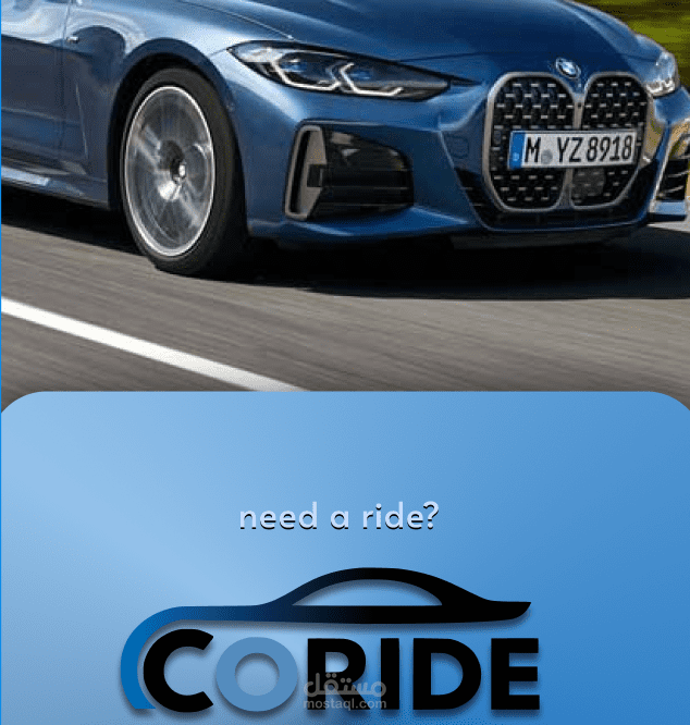 car ride UI/UX design