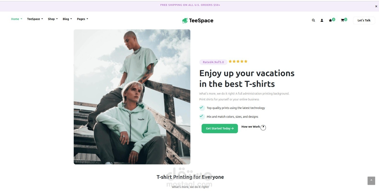 مشروع "Tee Space"