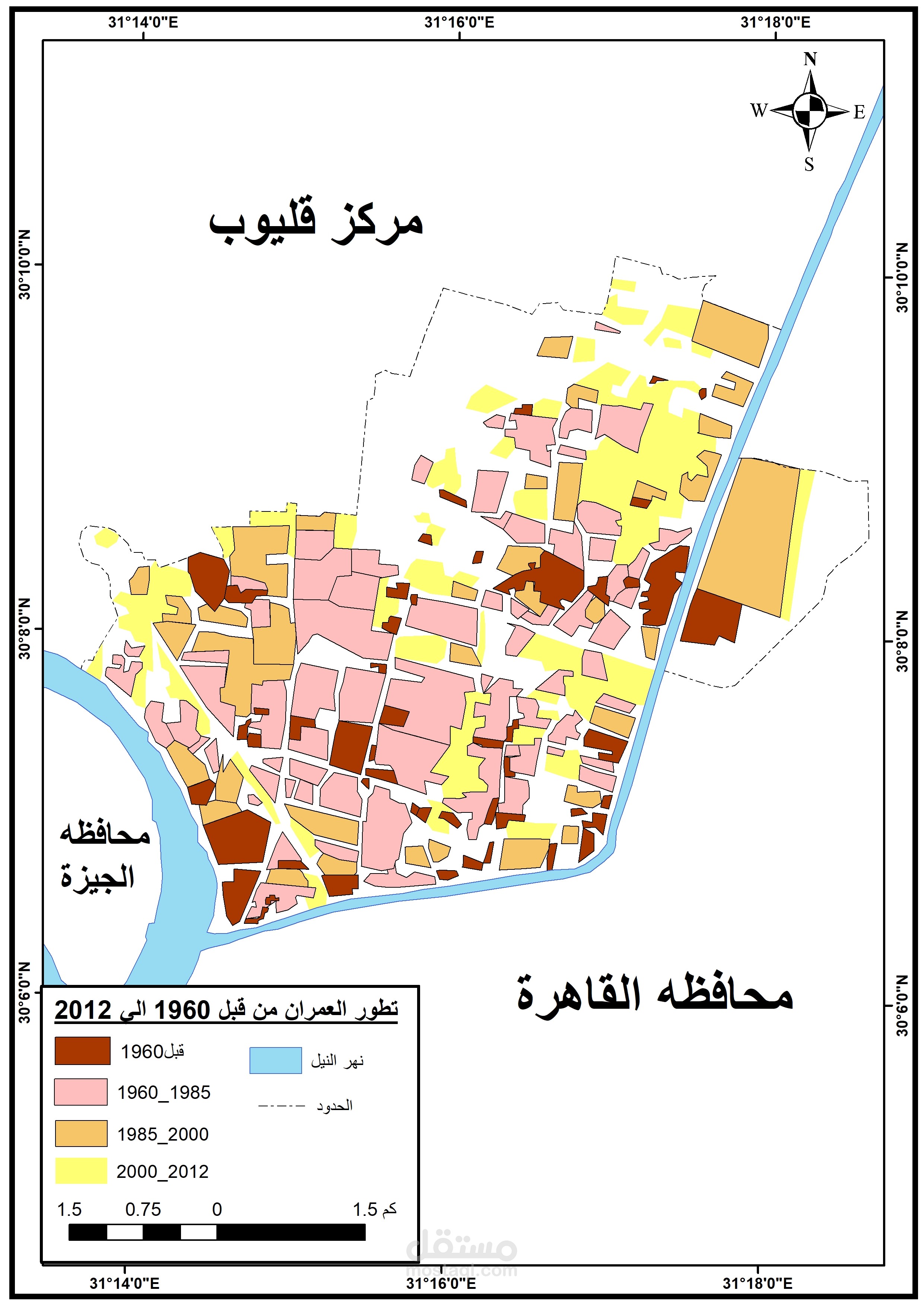 التطور العمراني لشبرا الخيمه
