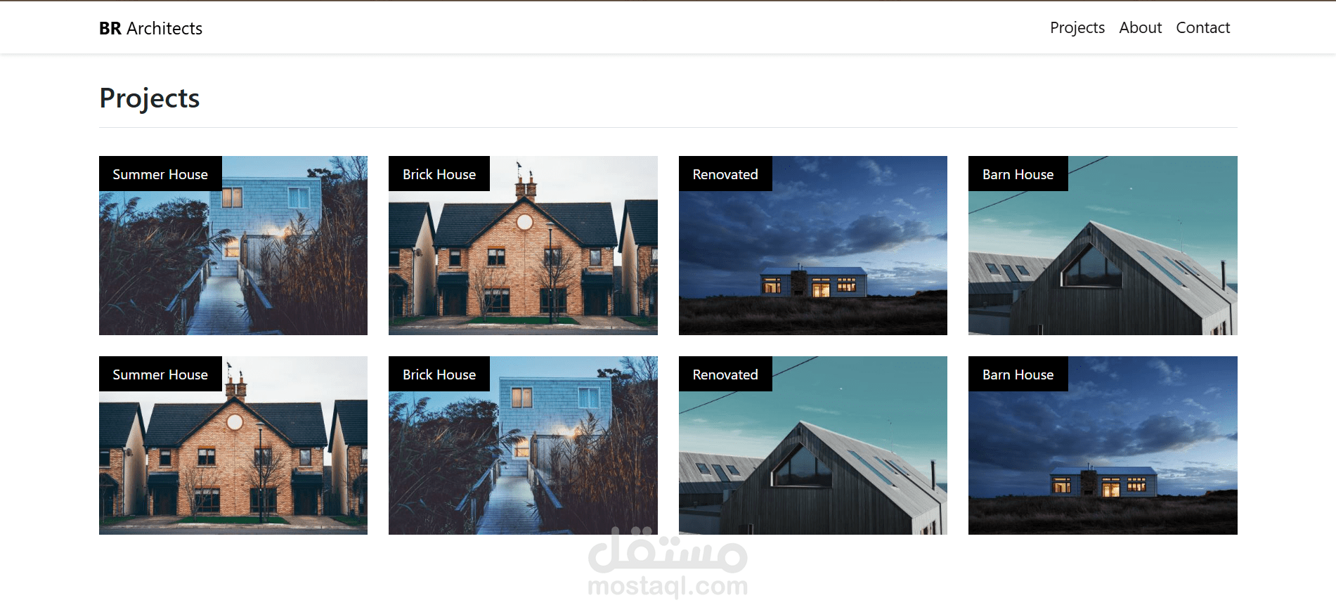 BR Architects بوتستراب بروجكت