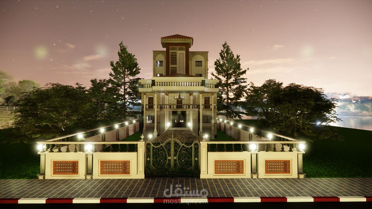 تصميم فلة بشكل حديث