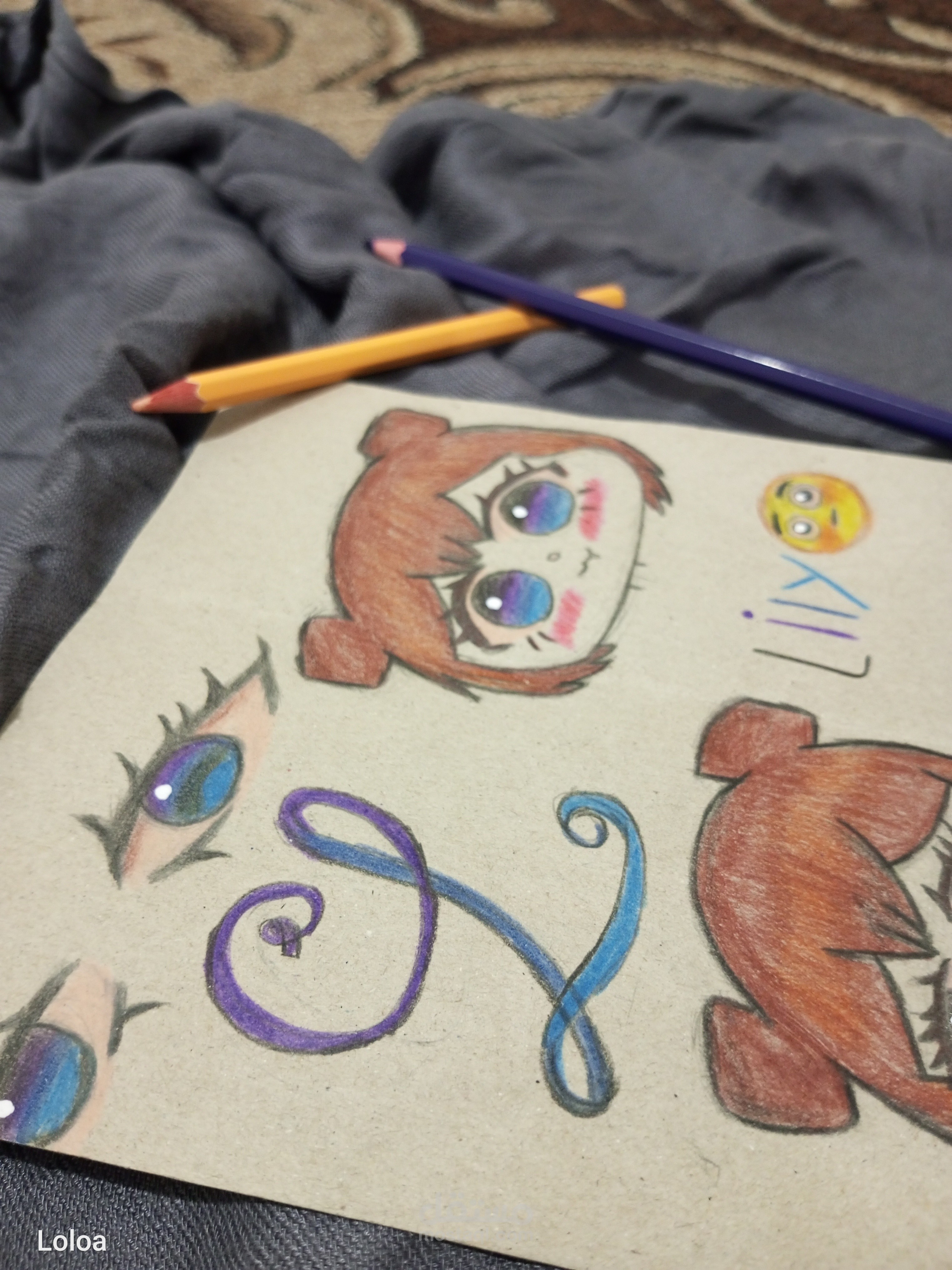 رسم يدوي كرتوني