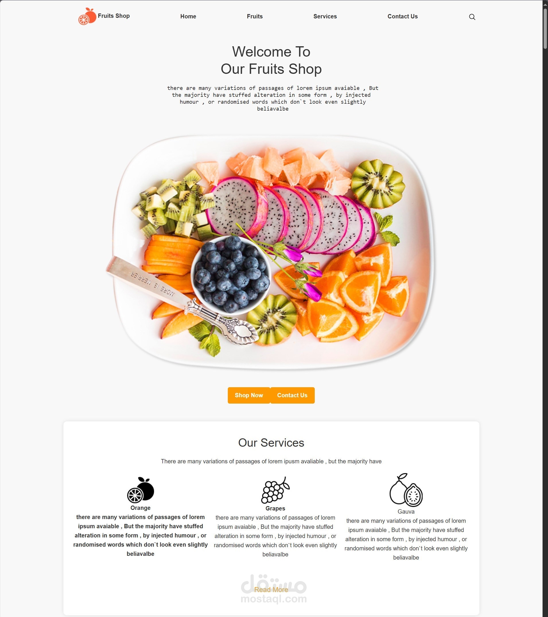 انشاء صفحة هبوط لعرض منتجات باستخدام HTML , CSS , Bootstap5 , javaScript