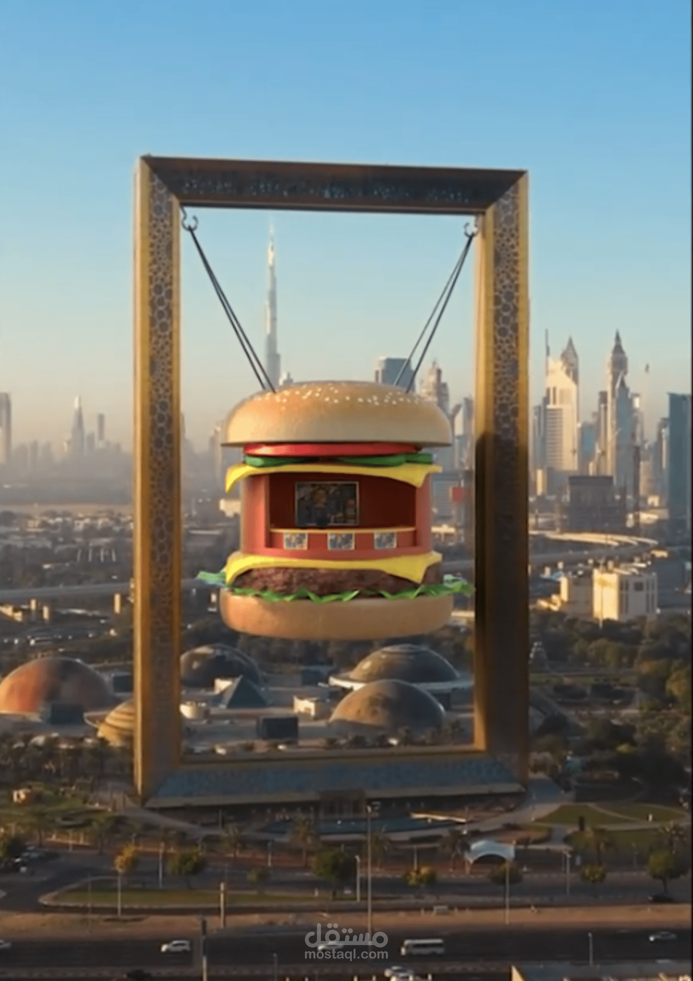 تصميم اعلان لبرجر