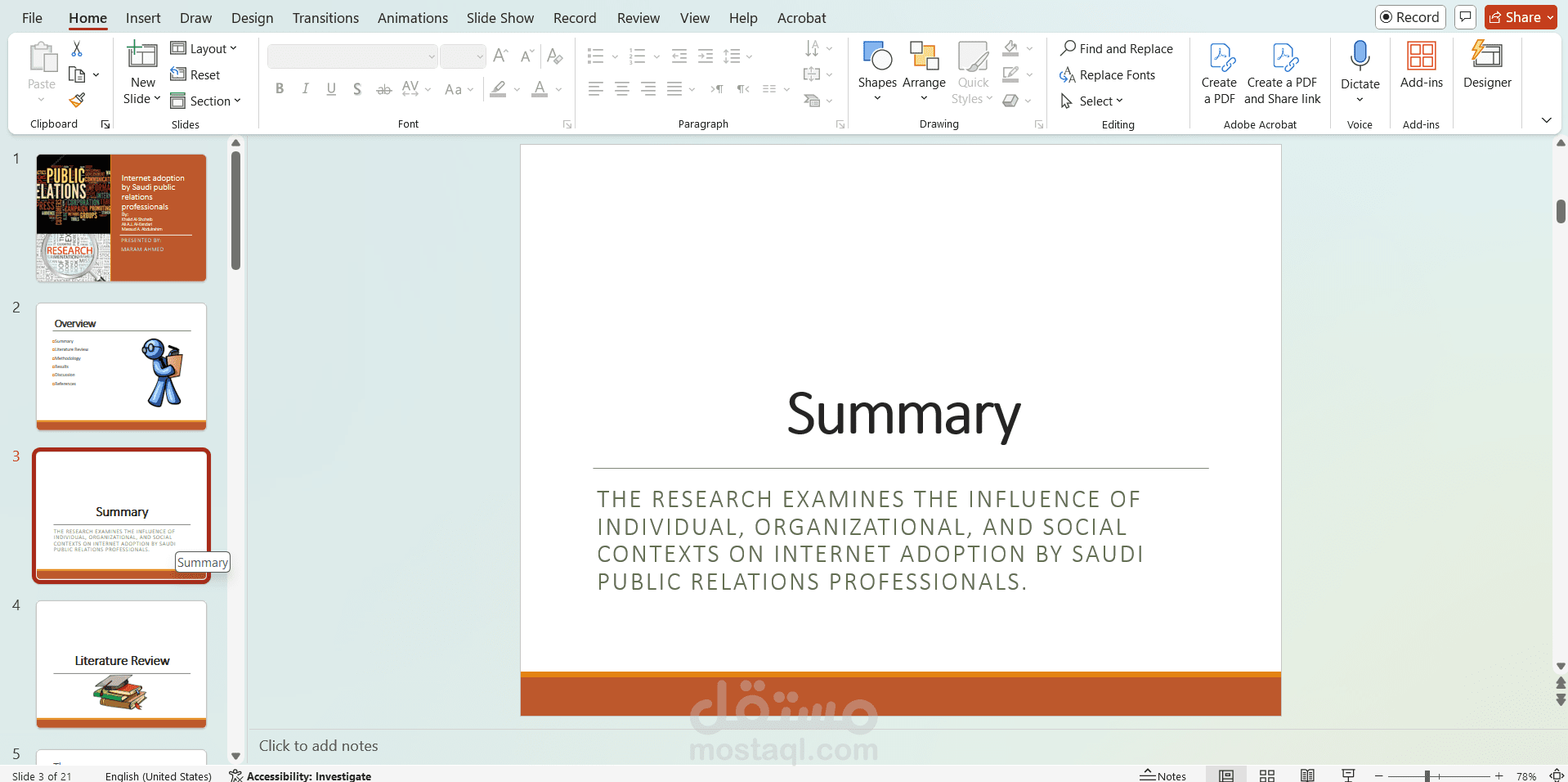 presentation