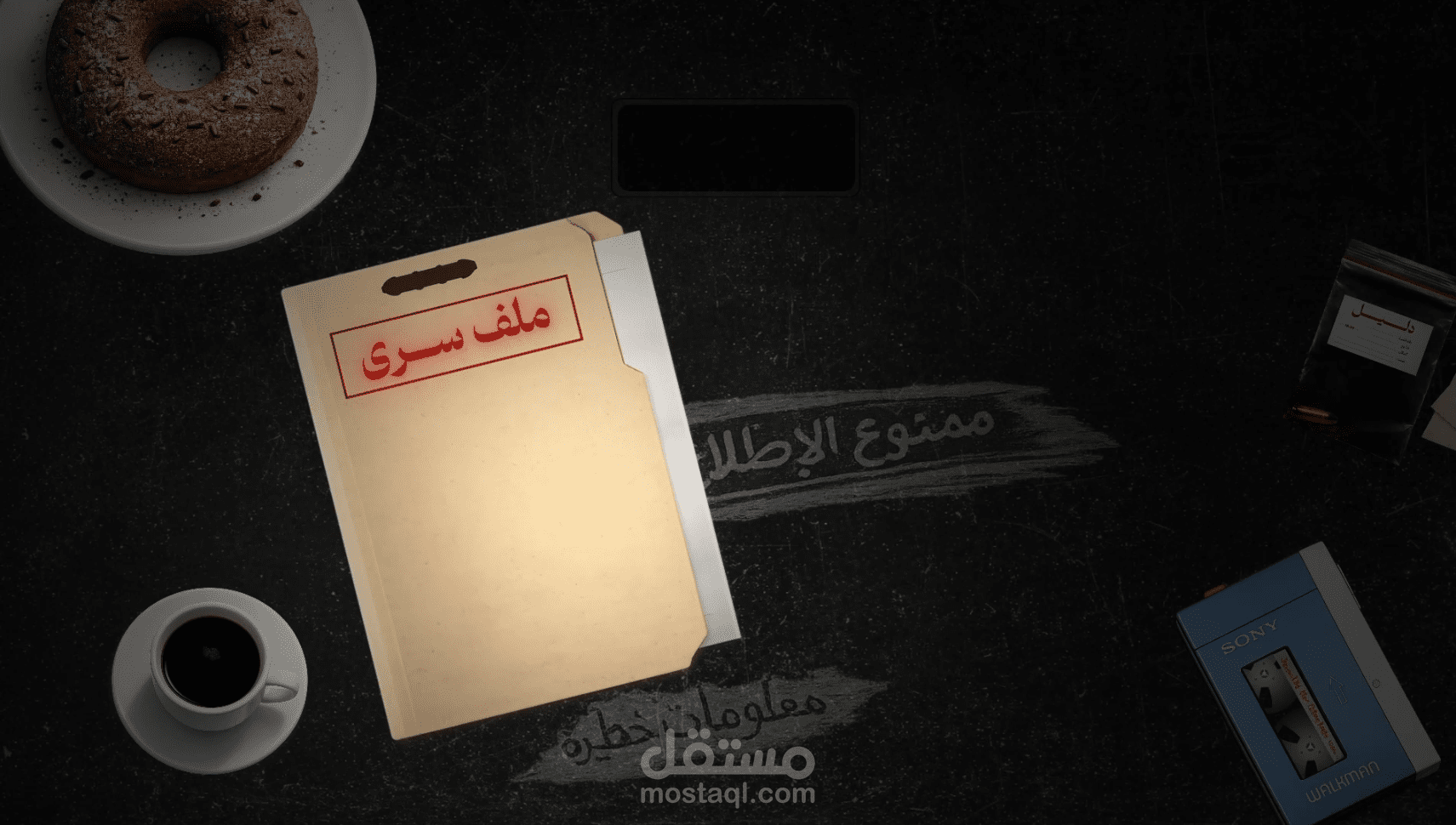 فيديو موشن جرافيك بأسلوب تحقيق وتشويق