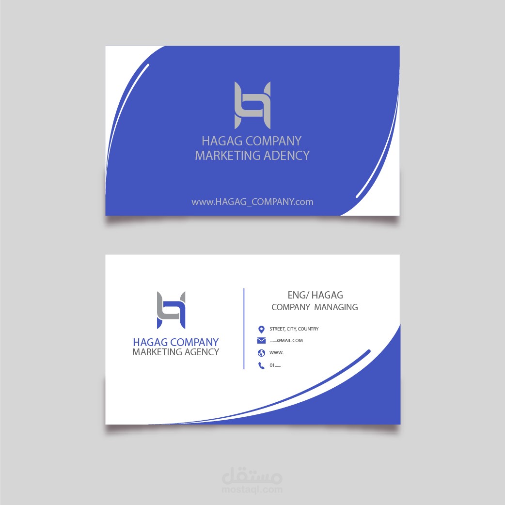 تصميم بطاقات تعريفيه