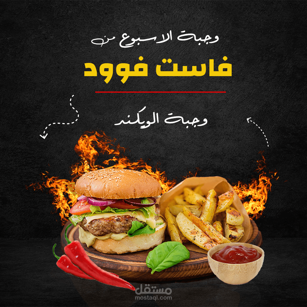 مطعم برغر