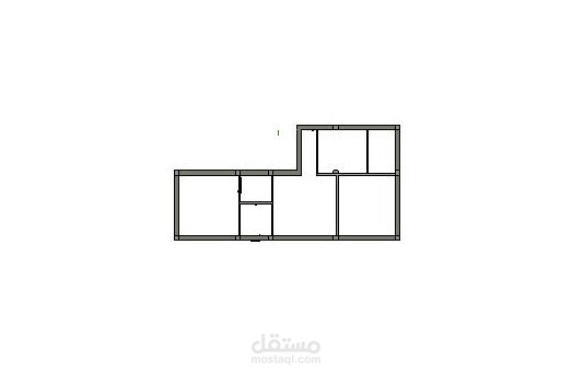 تصميم 3D لدور الاول لفيلا