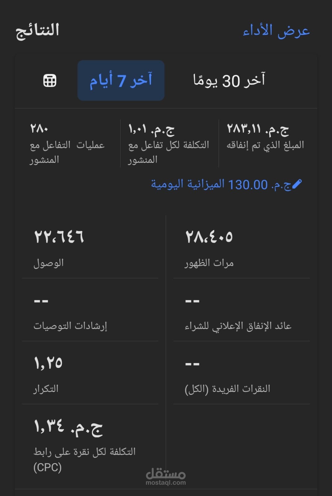 حملة إعلانية لزيادة التفاعل لمدرس فيزياء على منصتي فيسبوك وإنستجرام
