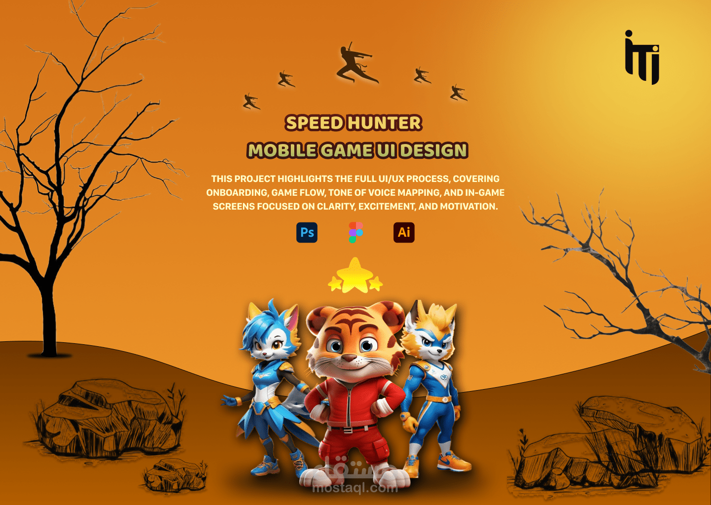 Speed Hunter   Mobile Game UI design