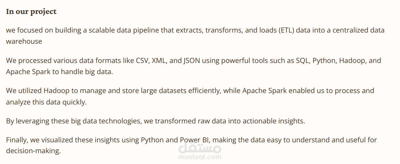 Integrated Data Infrastructure (online Retail )