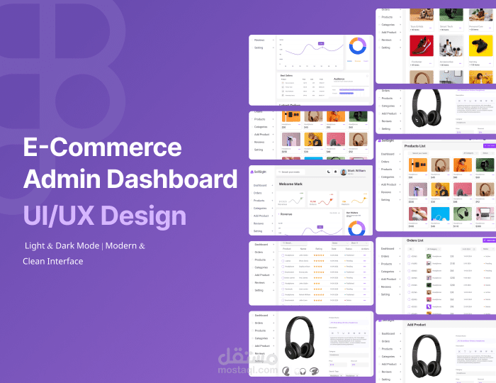 E-commerce Admin Dashboard