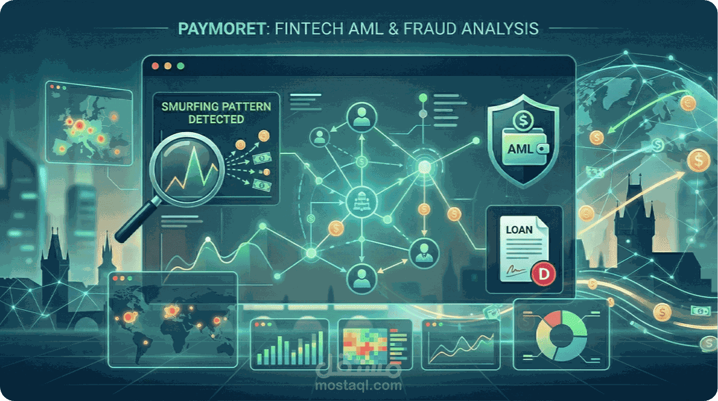 مشروع PayMoret: تحليل بيانات مالية بنكية معقدة للكشف عن أنماط الاحتيال المالي