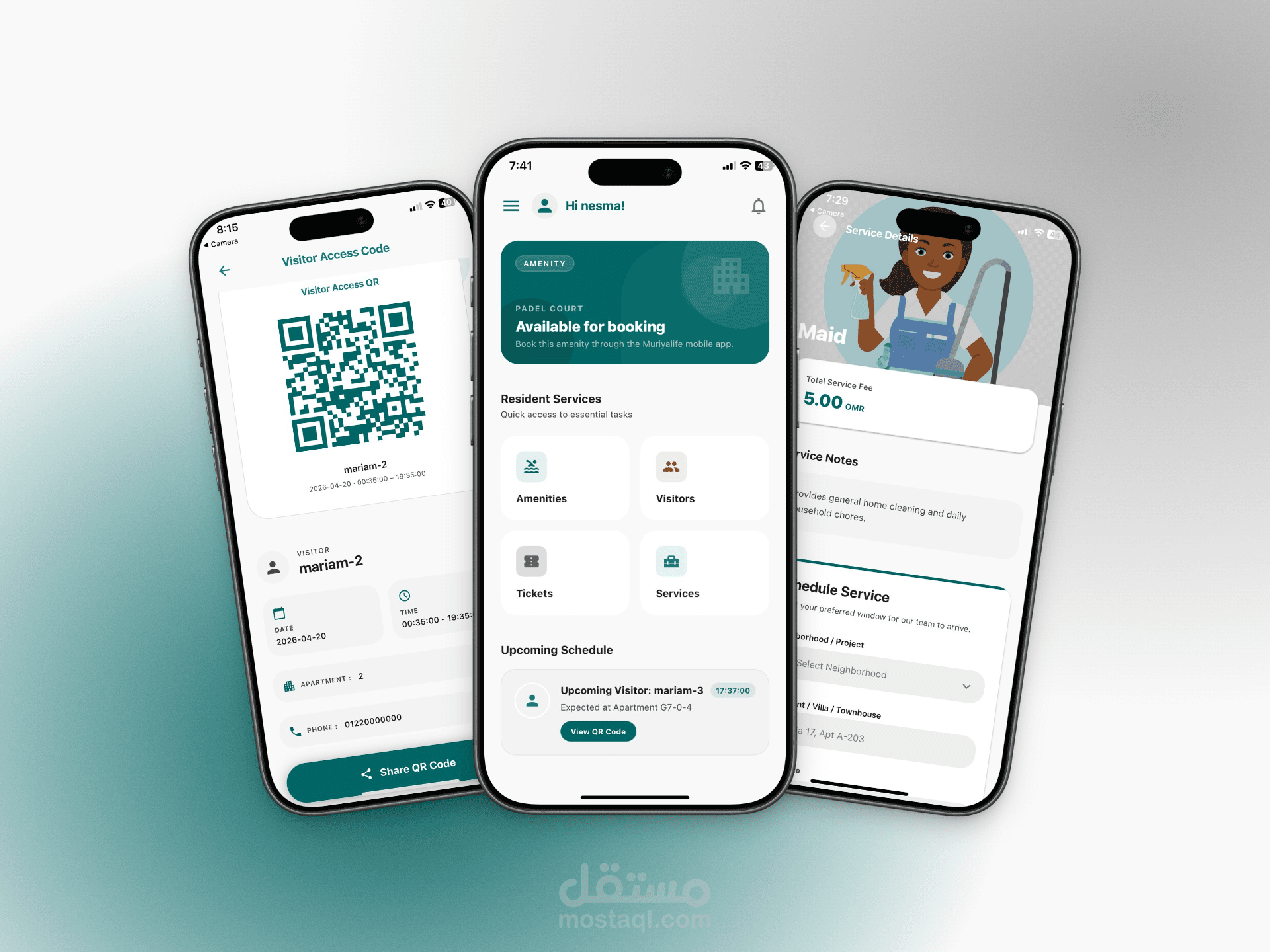 Mobile App for Real Estate & Compound Management (iOS & Android)