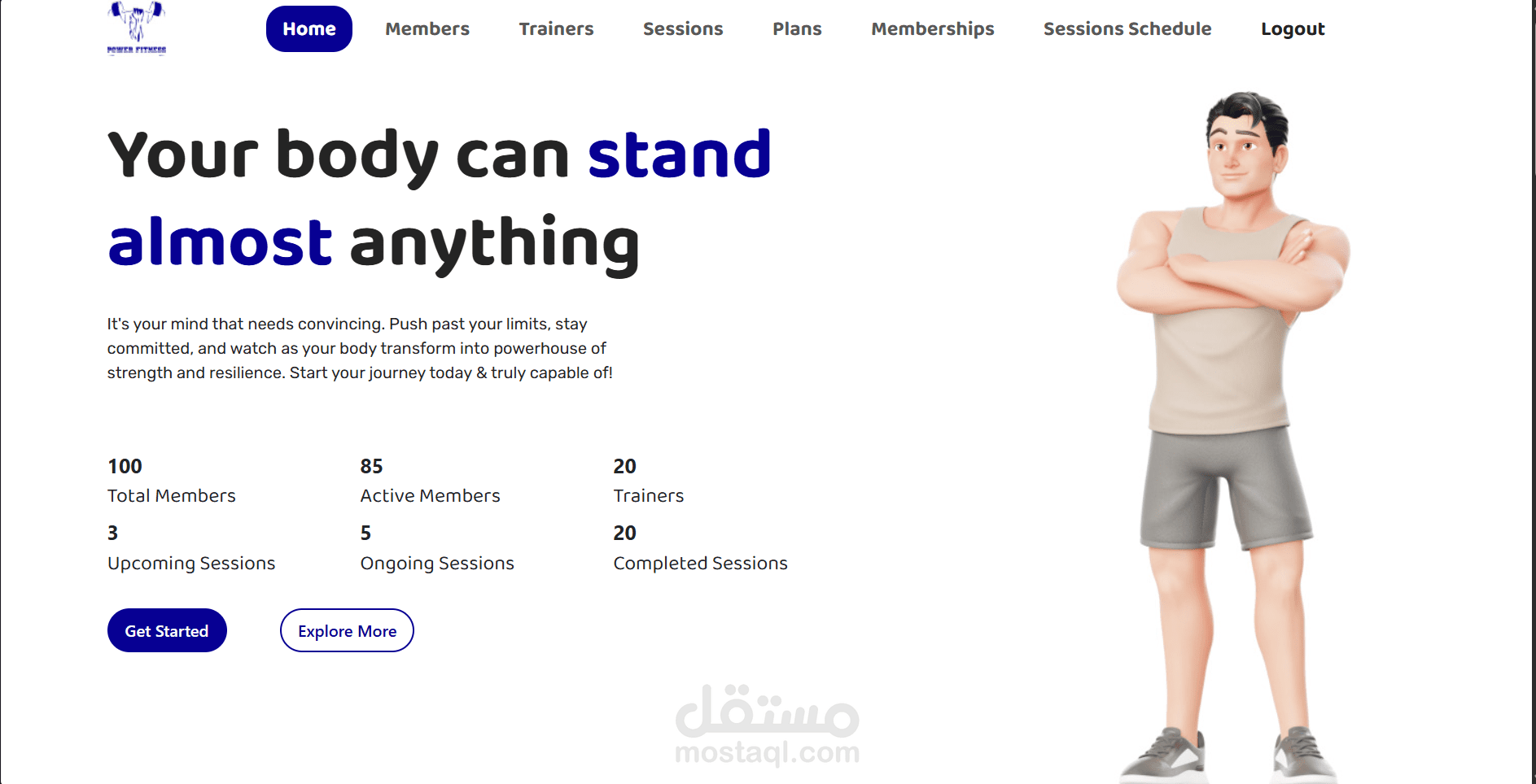 Gym Management System — ASP.NET Core MVC | Entity Framework Core