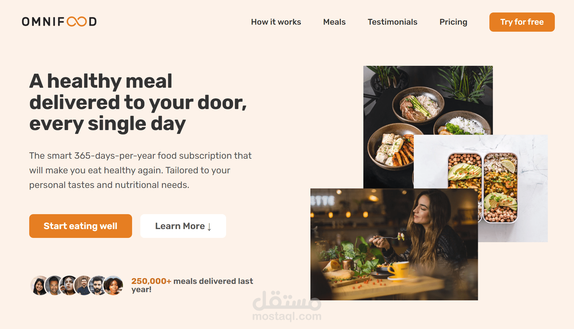 Omnifood website
