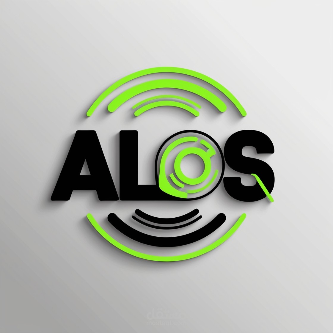 تصميم شعار لمتجر اونلاين اسمه "ALOS"