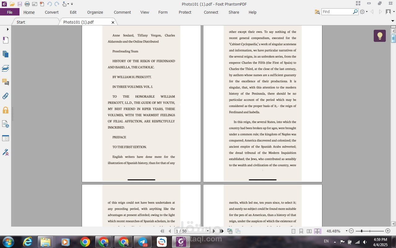 تحويل قصه عباره عن صوره لقتات من الشاشه (اسكرين شوت) الى نص وورد وتحويله الى pdf