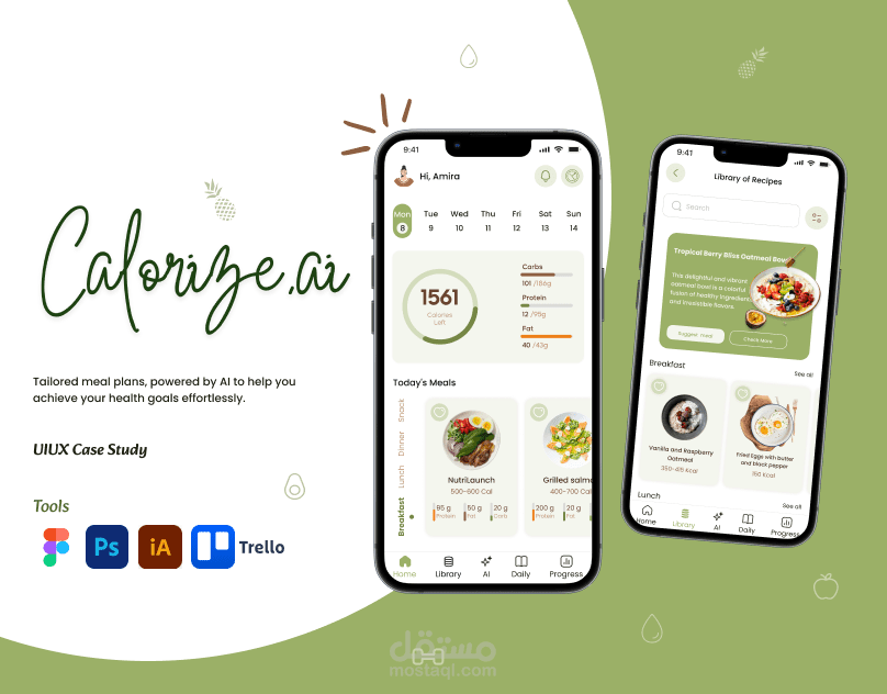 تطبيق calories.ai للحميات الغذائية