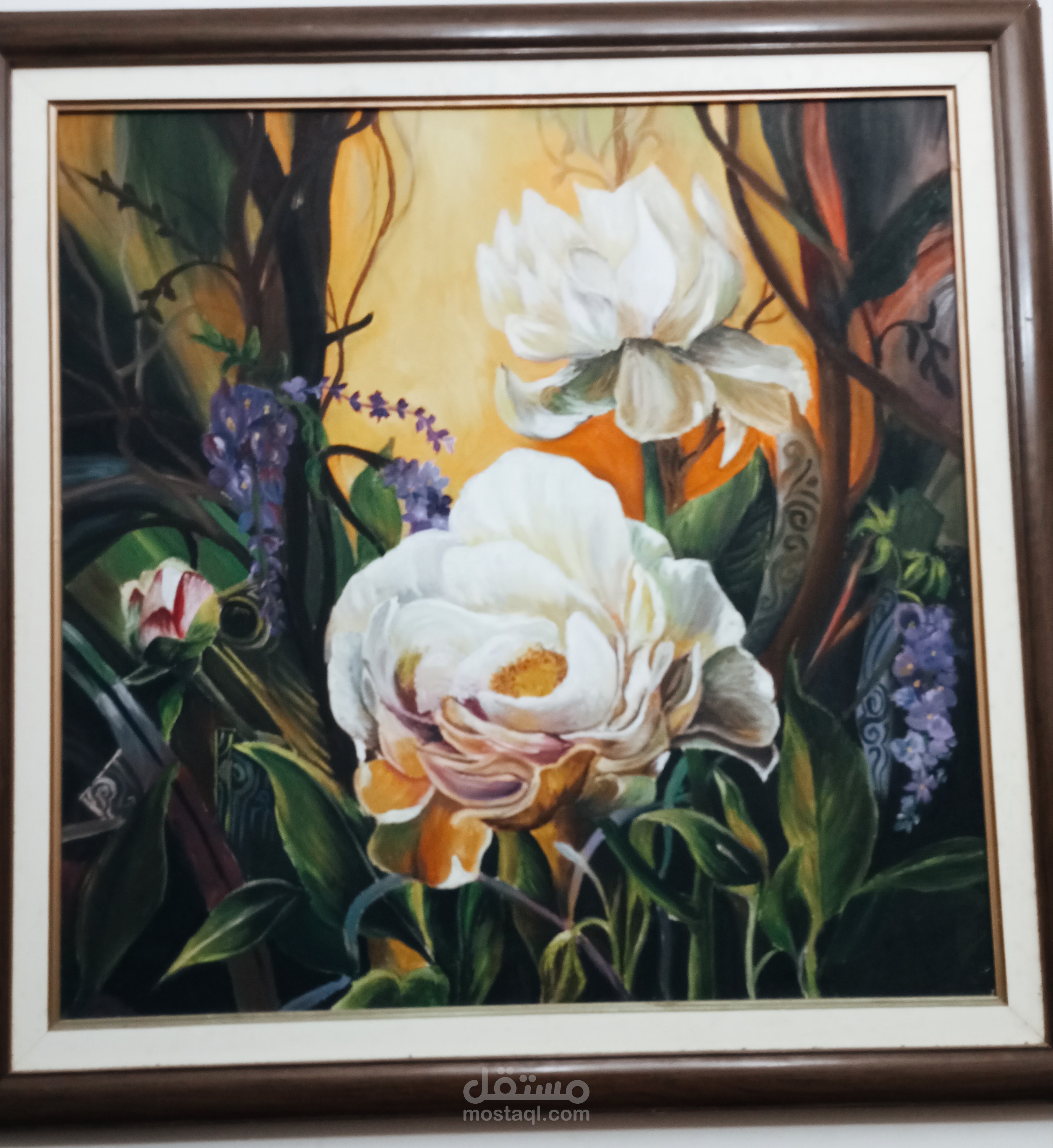 لوحات فنيه يدويا من الزيت و الاكريلك