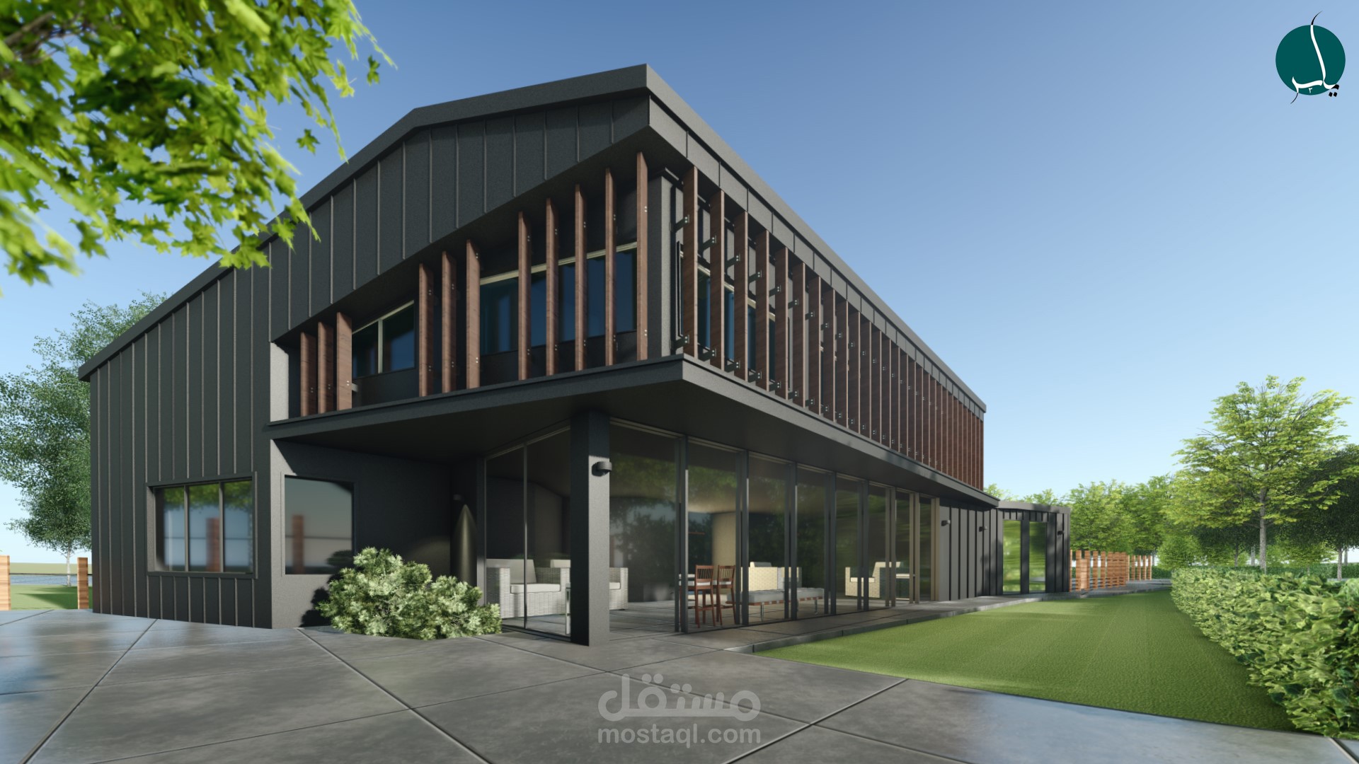 تصميم خارجي-Shark House