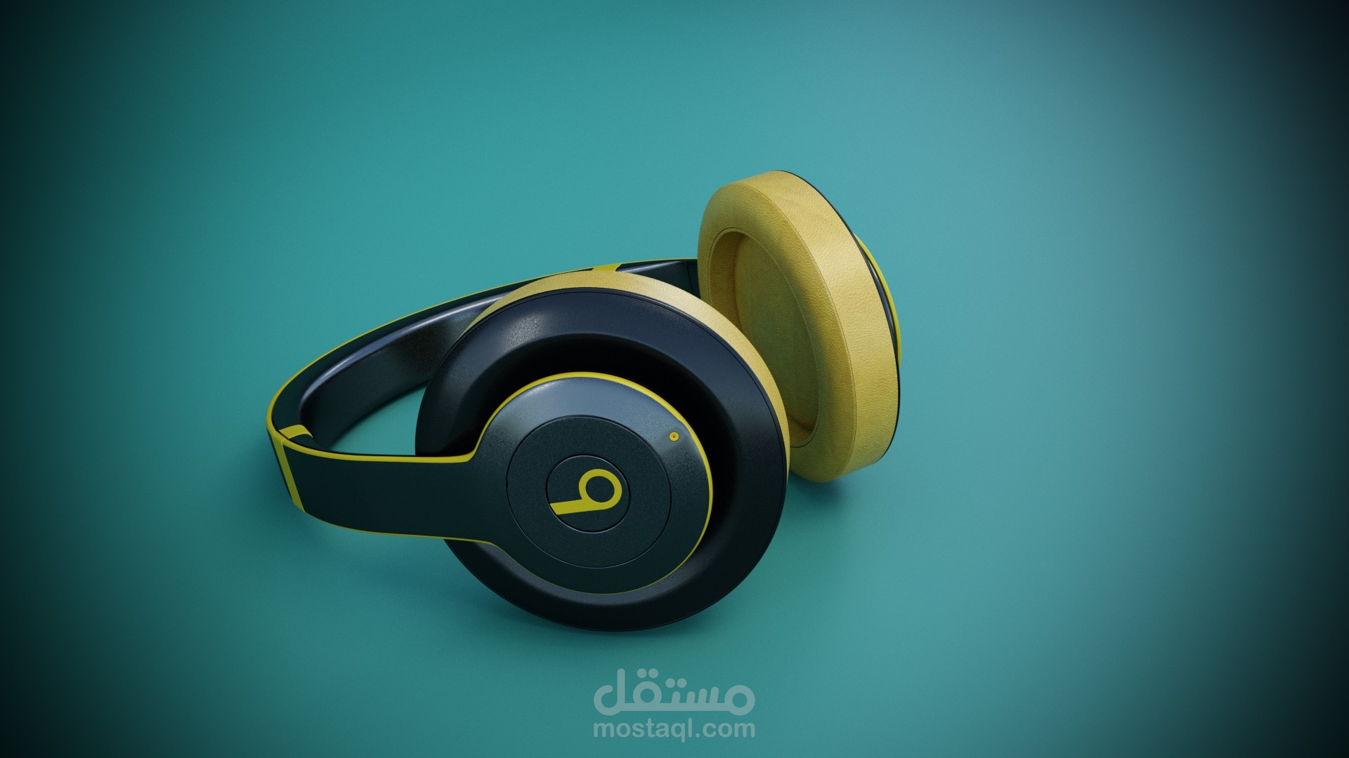 تمصيم ثلاثي الأبعاد لسماعة لاسلكية