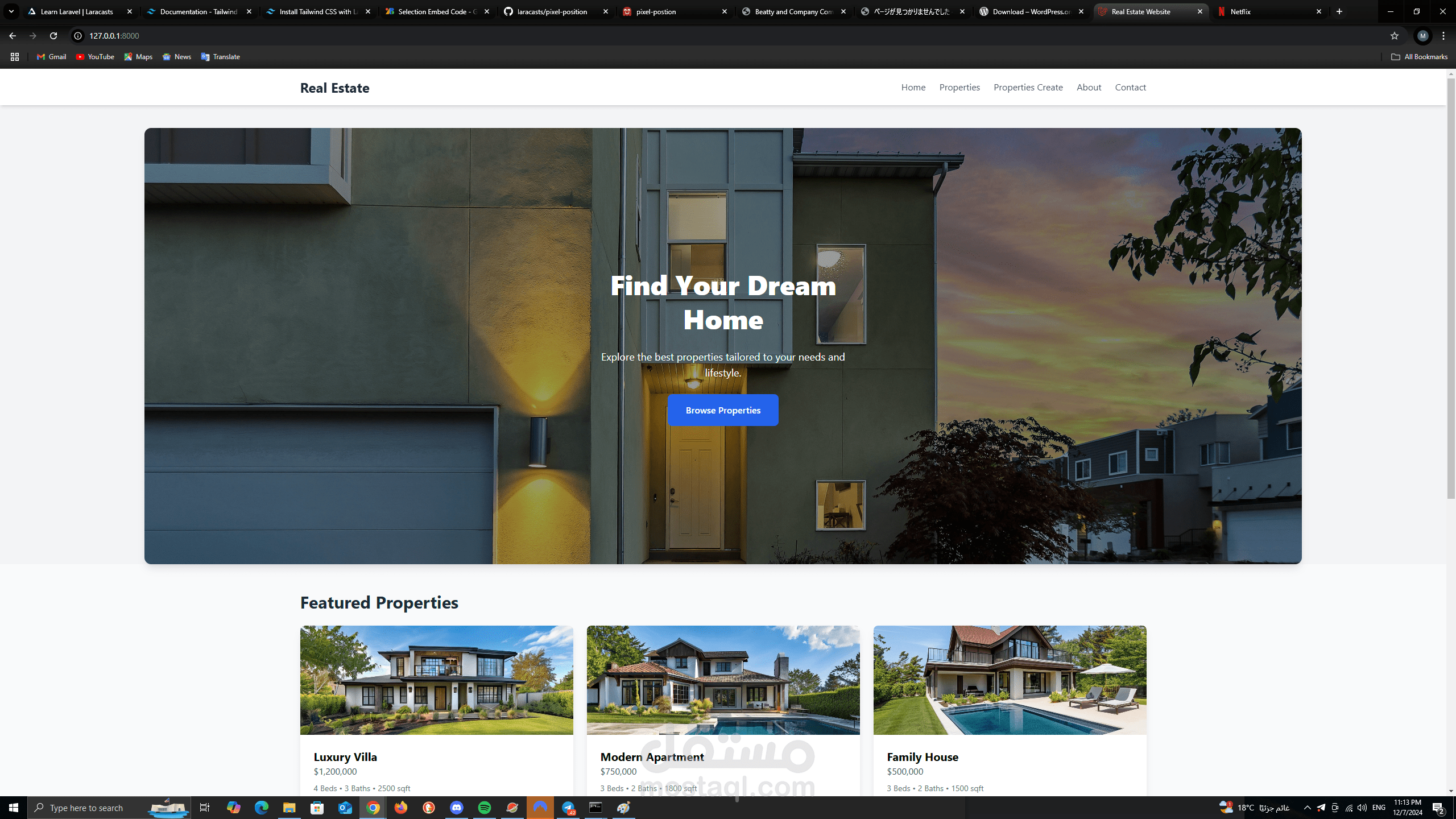 real estate project