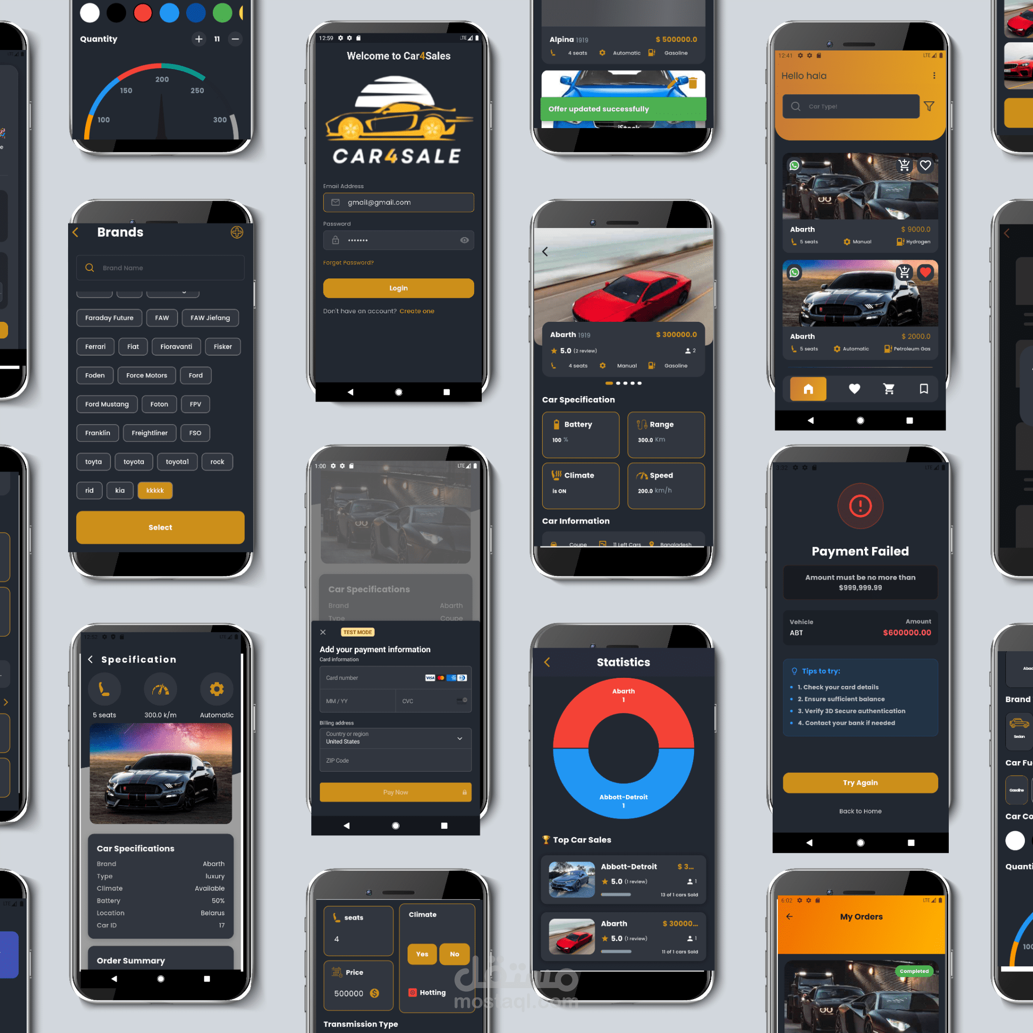 Car4Sales – منصة بيع وشراء سيارات متكاملة (Flutter)