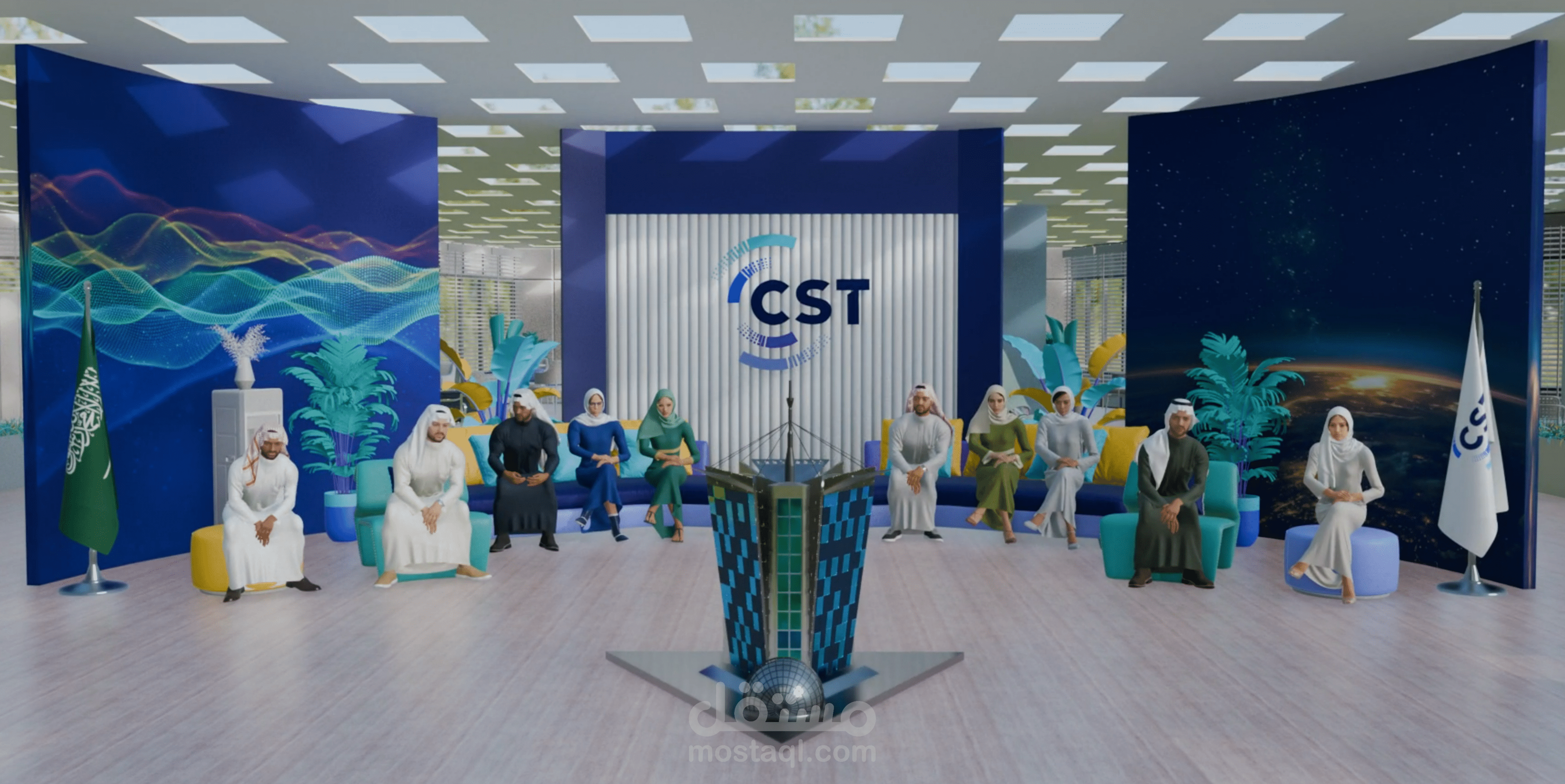 تنفيذ وإخراج إنتاج بصري ثلاثي الأبعاد لفيديو تعليمي استراتيجي لجهة حكومية سعودية