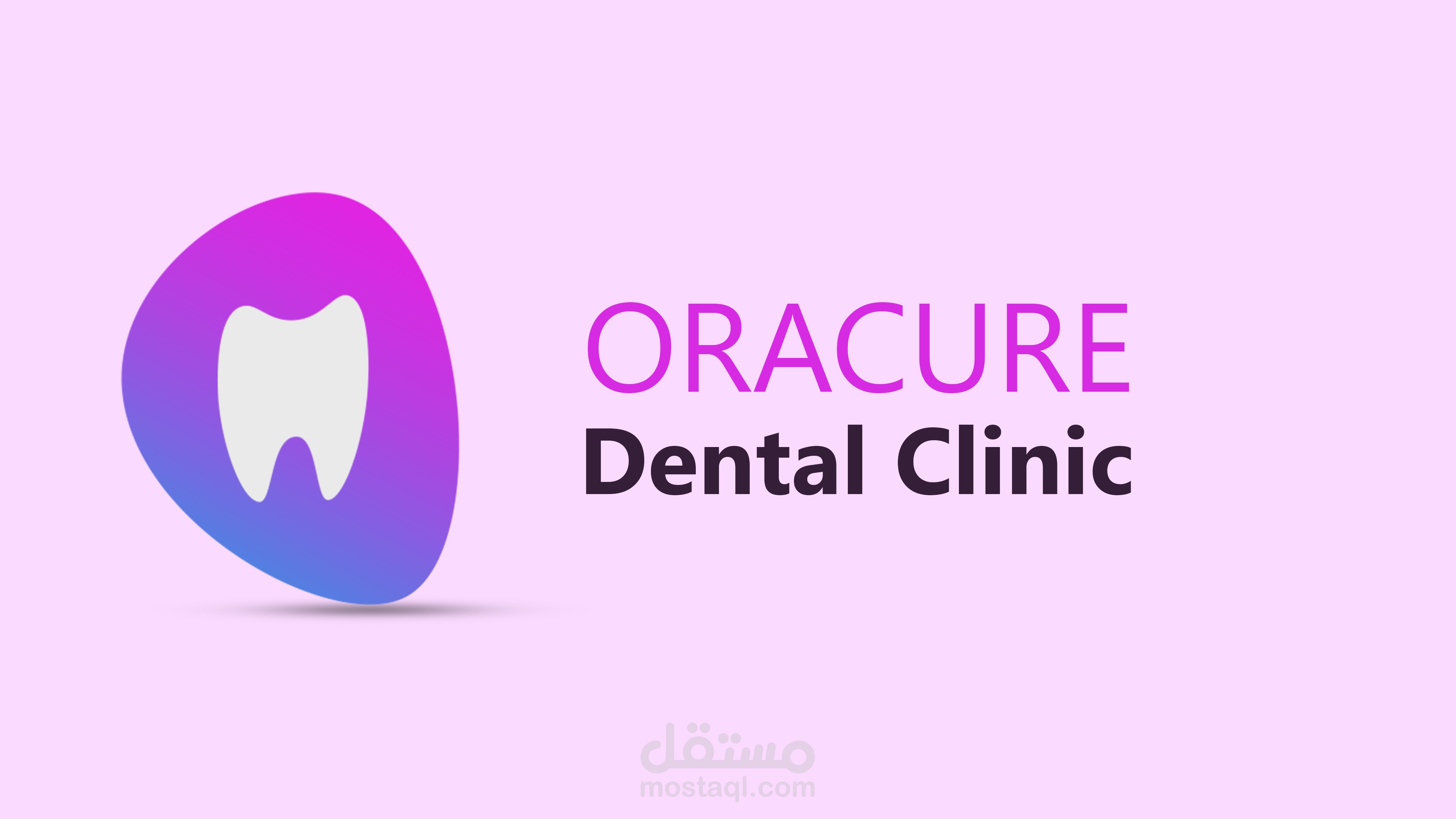 Oracure dental clinic Logo design/reveal/slideshow/social media templates