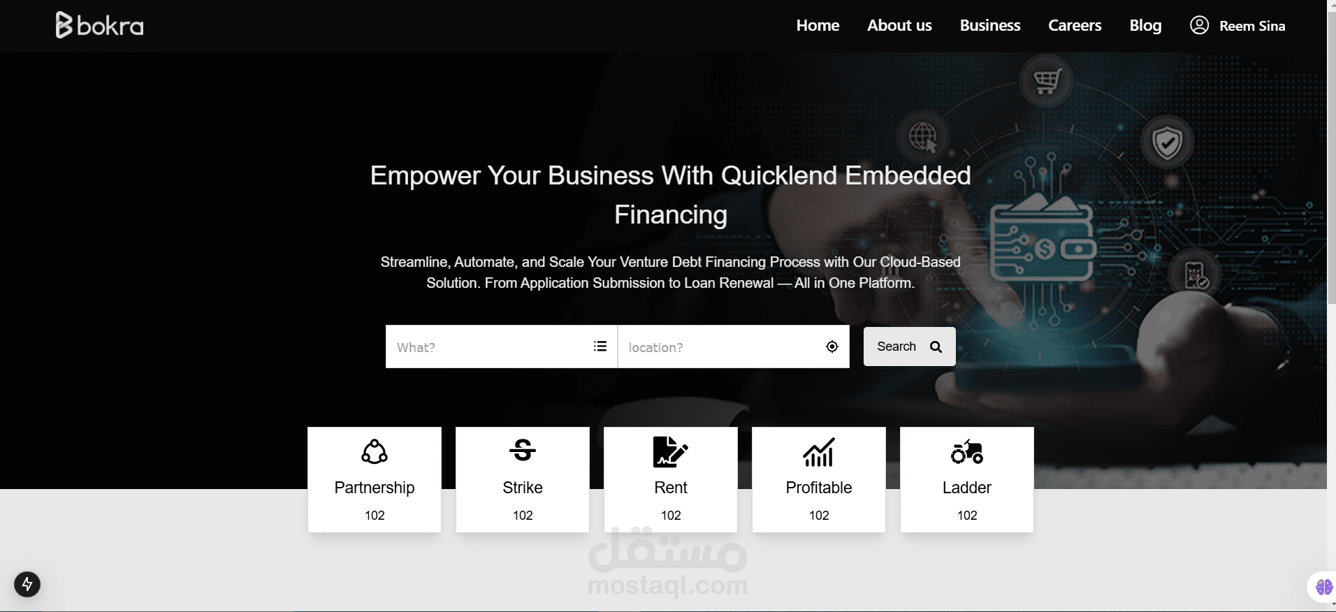 Embedded Financing Platform