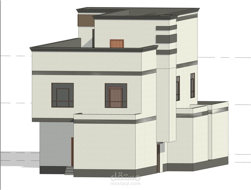 تصميم داخلي لمكتبة