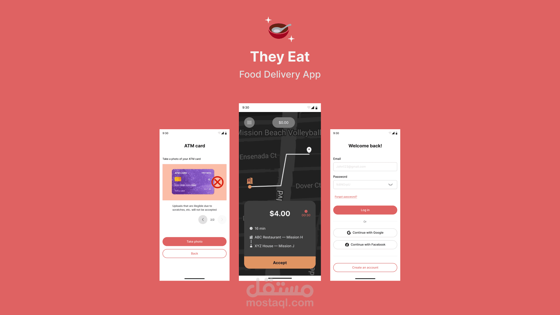 They Eat Food Delivery Mobile App
