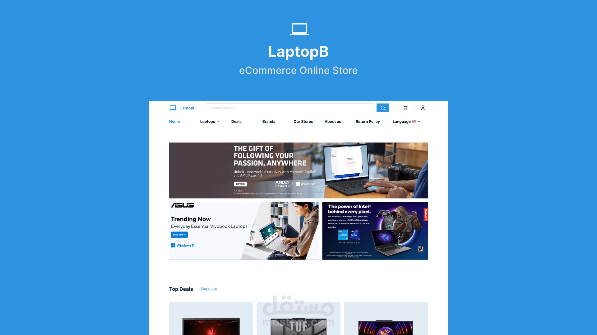 LaptopB eCommerce Online Store