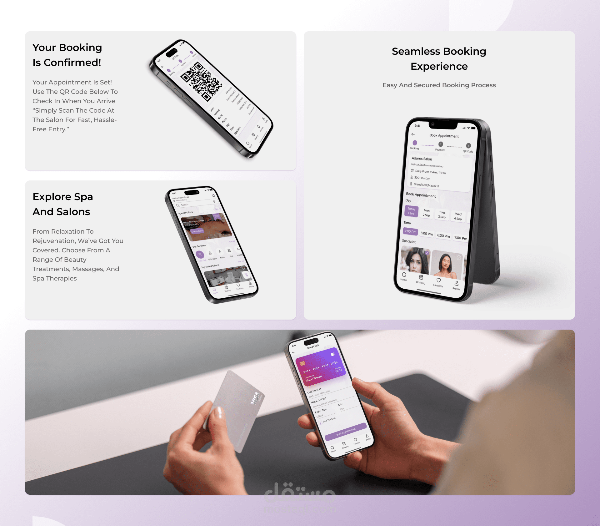 beauty salon mobile application