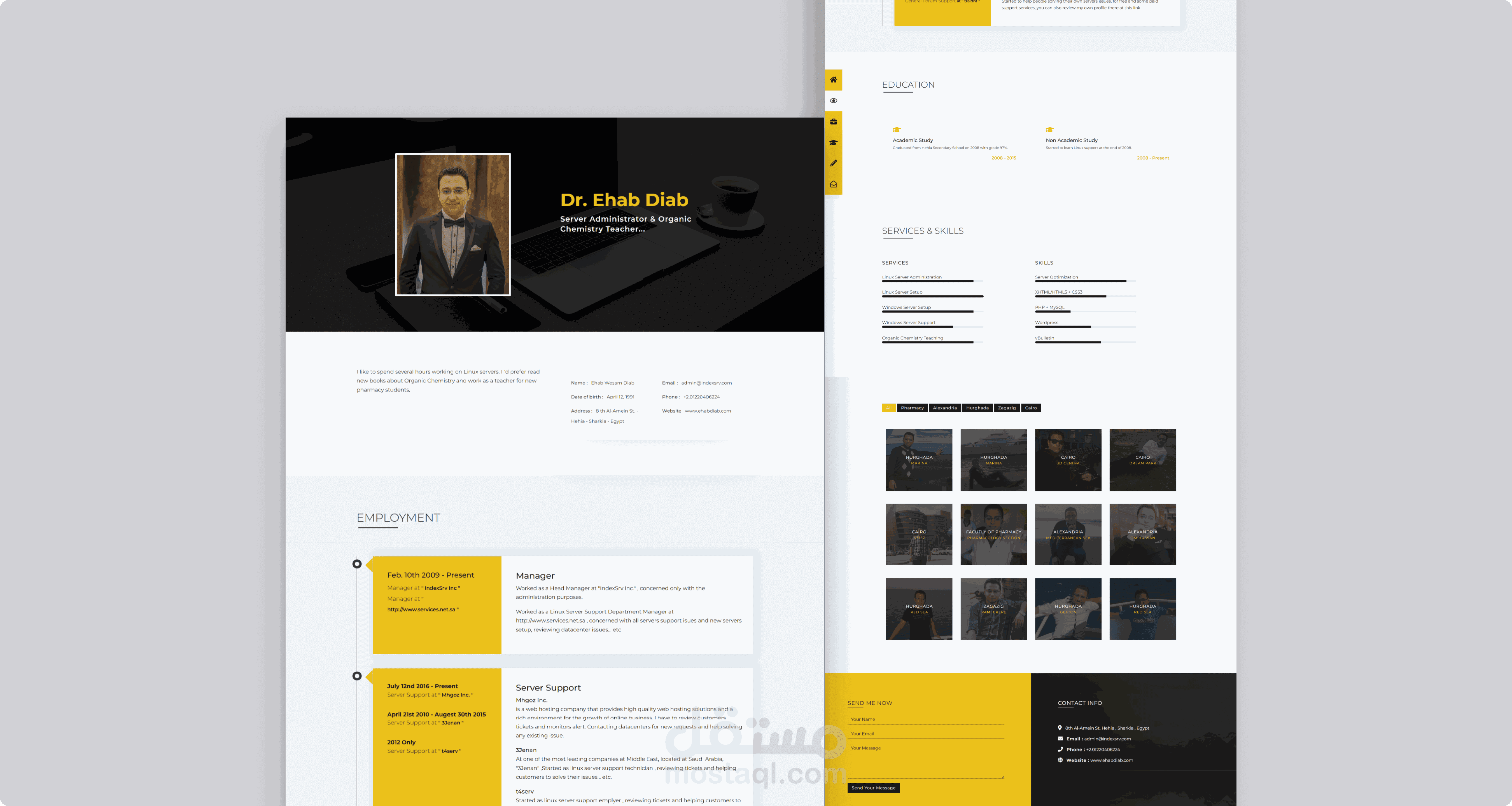 landing page تم التحويل من psd الي HTML