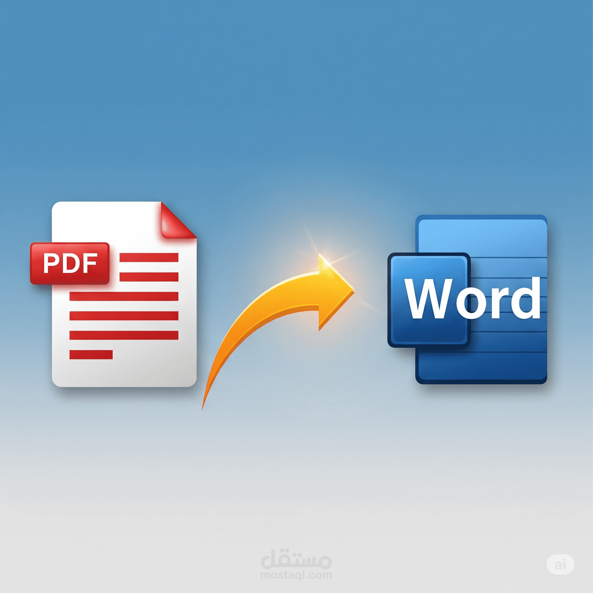 تحويل احترافي من PDF إلى Word مع الحفاظ على التنسيق