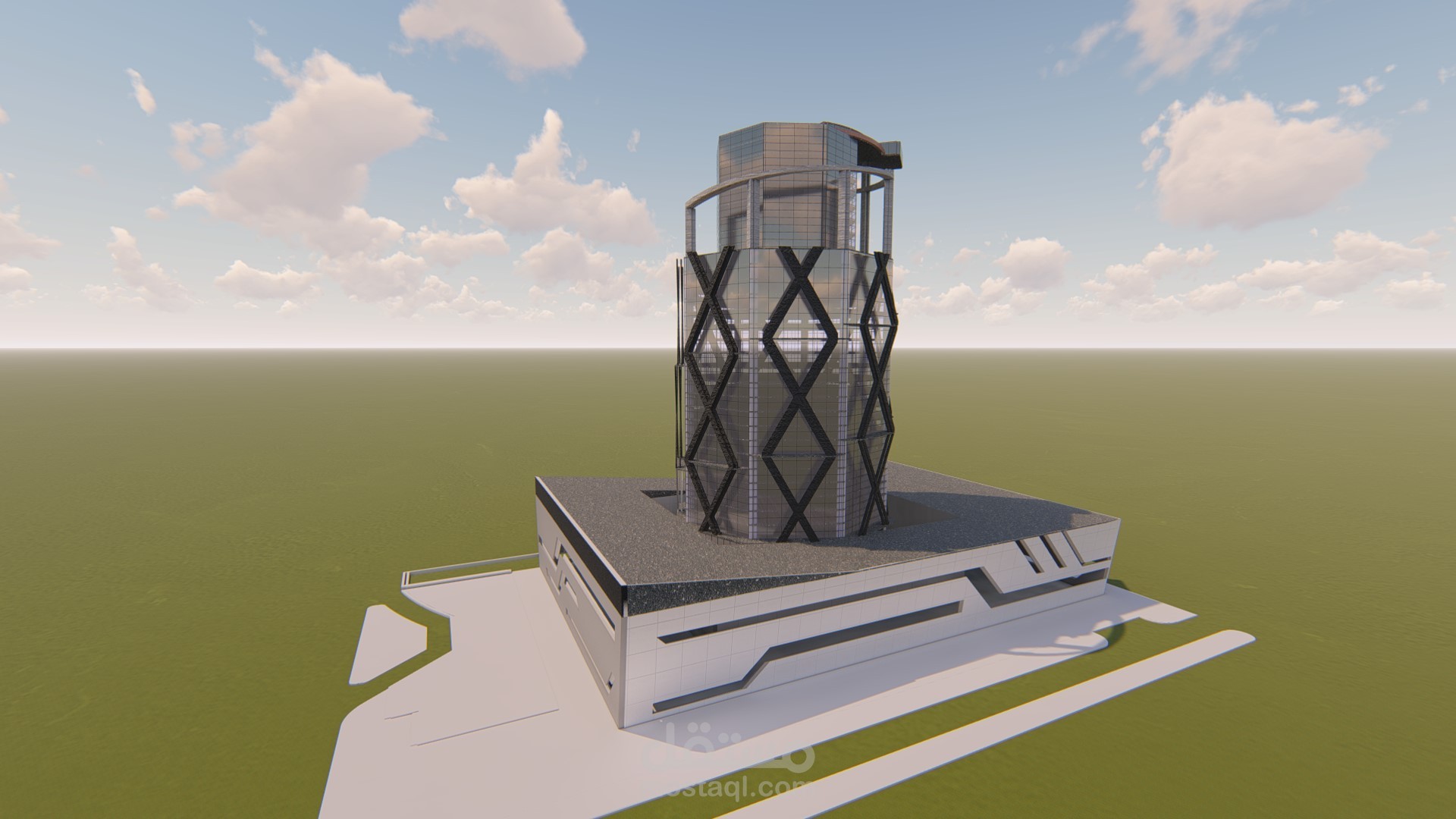 high-rise building