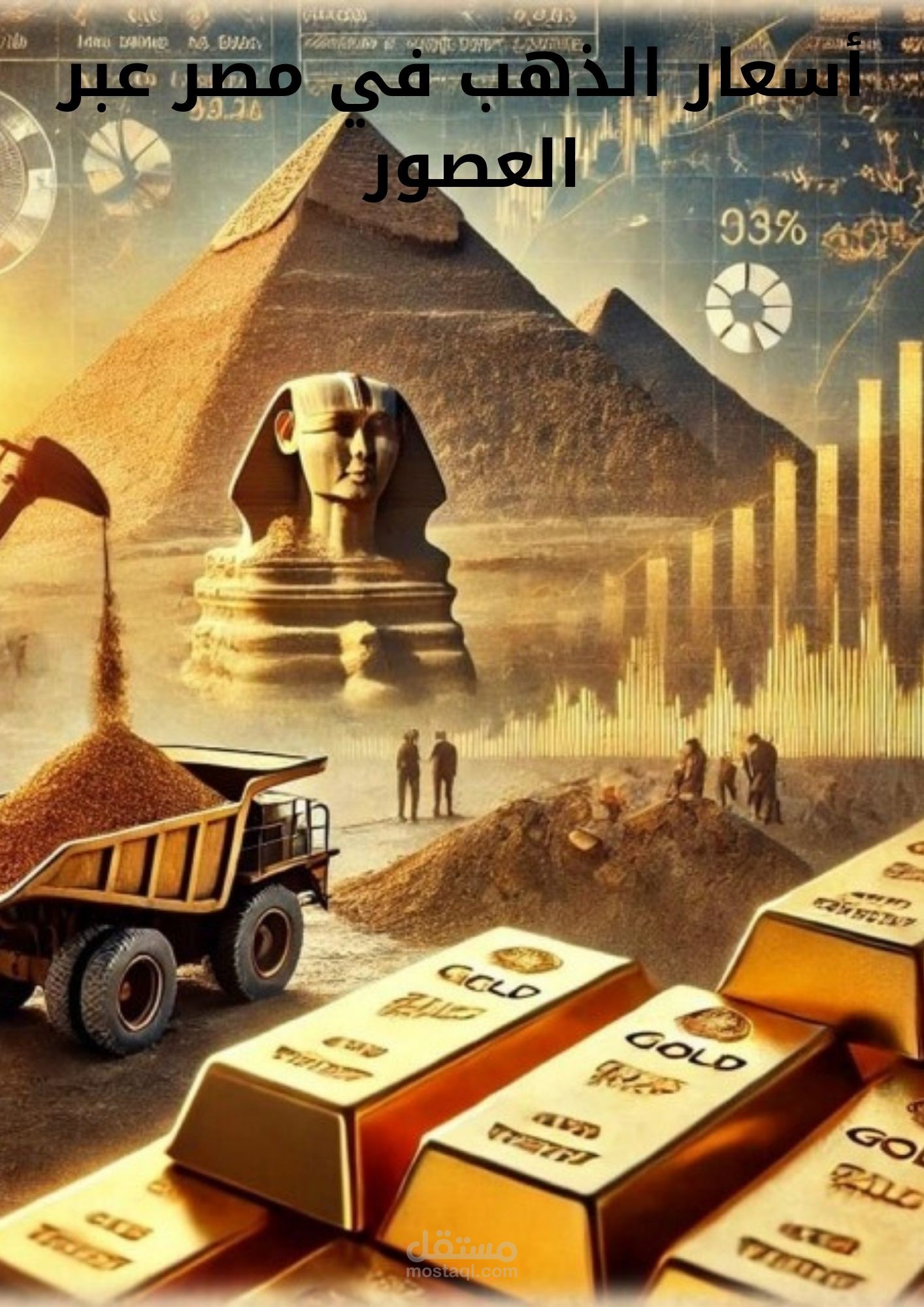 بحث أكاديمي متكامل حول "الذهب في مصر عبر العصور" بأسلوب احترافي وتحليل اقتصادي عميق